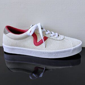 Vans Women's Sport Low Suede Sneaker in Sophisticated Looks Sport Pop Turtledove
